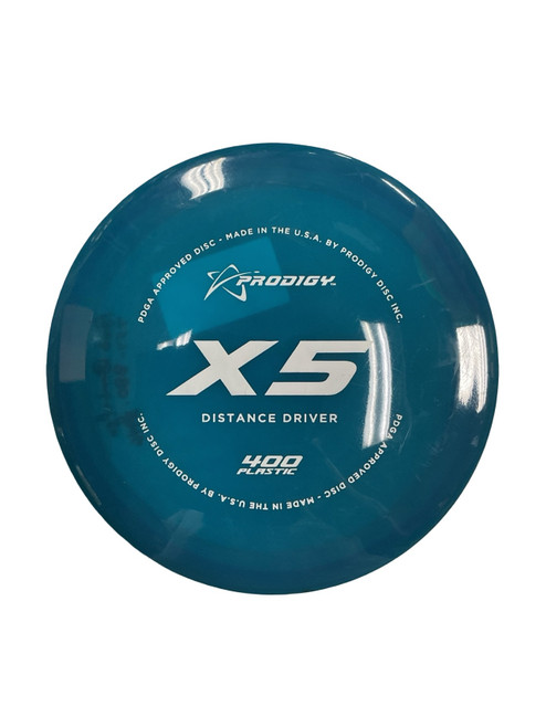 Vist Large View of Product Image Which is Used Prodigy 400 X5 Disc Golf Driver Royal Blue 166g
