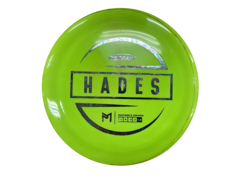 Vist Large View of Product Image Which is Used Discraft ESP HADES MCBETH Disc Golf Driver Green 159g
