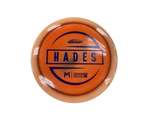 Vist Large View of Product Image Which is Used Discraft ESP HADES MCBETH Disc Golf Driver Orange 174g