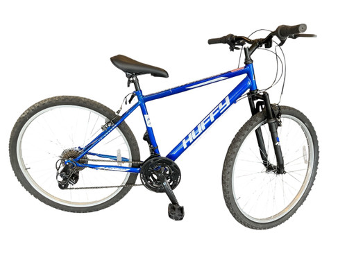 Vist Large View of Product Image Which is Used Huffy ROCK CREEK 26 Mountain Bike Mens Navy Blue 43-47cm - 17-18" - MD Frame