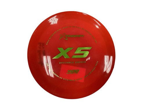 Vist Large View of Product Image Which is Used Prodigy 400 X5 Disc Golf Driver Orange 165g