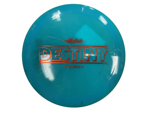 Vist Large View of Product Image Which is Used Westside HYBRID DESTINY Disc Golf Driver Carolina Blue 169g