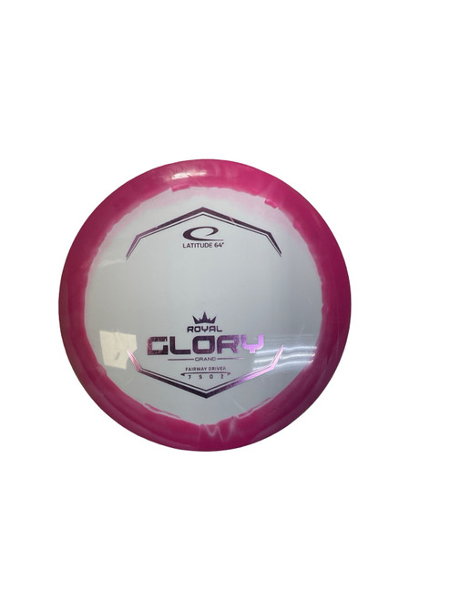 Vist Large View of Product Image Which is Used Latitude 64 ROYAL GLORY GRAND Disc Golf Driver Pink