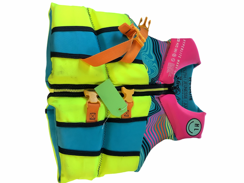 Vist Large View of Product Image Which is Used Hyperlite Youth PFD Pink SM