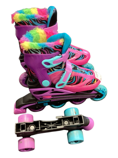 Vist Large View of Product Image Which is Used RollerDerby DERBY Junior Rec Fitness Skates Pink Junior 04
