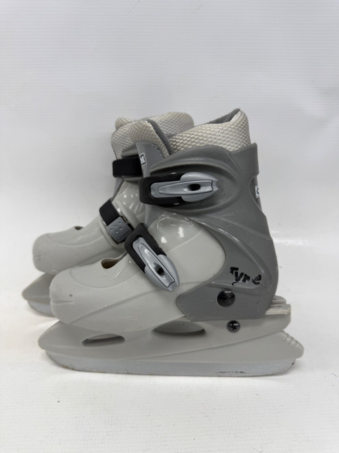 Vist Large View of Product Image Which is Used CCM TYKE Boys Softboot Skate Grey Adjustable