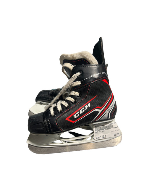 Vist Large View of Product Image Which is Used CCM FT 340 Youth Hockey Skate Youth 10.0