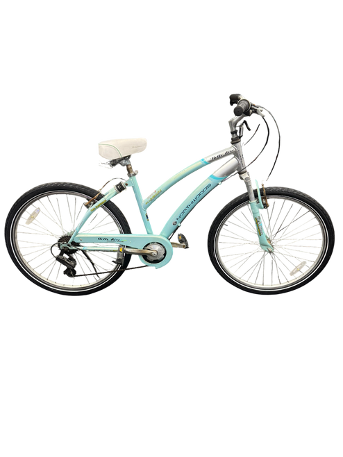 Vist Large View of Product Image Which is Used NORTHWOODS BELLE AIRE Cruiser Bike Womens Royal Blue 17-18" - MD  Frame