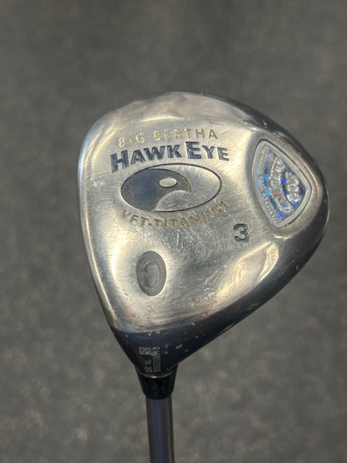 Vist Large View of Product Image Which is Used Callaway BIG BERTHA HAWKEYE Womens Fairway Wood LH 3 Wood