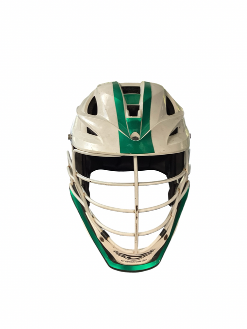 Vist Large View of Product Image Which is Used Cascade S Lacrosse Helmet White One Size
