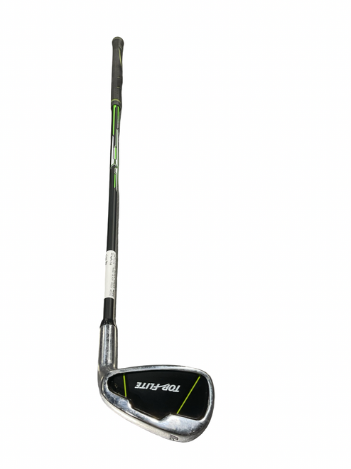 Vist Large View of Product Image Which is Used Top Flite BLACK GREEN WEDGE Golf Wedge Mens RH Pitching Wedge