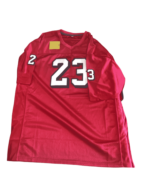 Vist Large View of Product Image Which is STAMPEDE 23 JERSEY FB Top Adult Red 3X