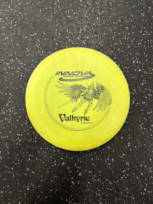 Vist Large View of Product Image Which is Used Innova VALKYRIE Disc Golf Driver Yellow