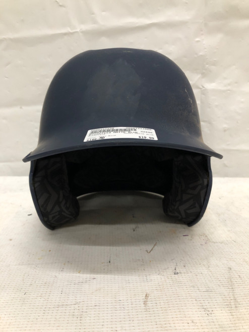 Vist Large View of Product Image Which is Used Evoshield MATTE BLUE Batting Helmet No Mask Navy Blue MD