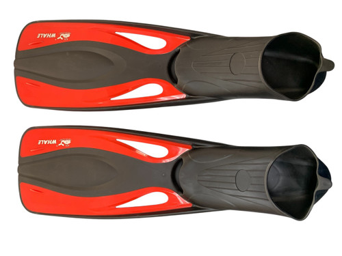 Vist Large View of Product Image Which is Used Underwater Fins Red L/XL