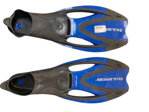 Vist Large View of Product Image Which is Used US Divers Underwater Fins Royal Blue M/L