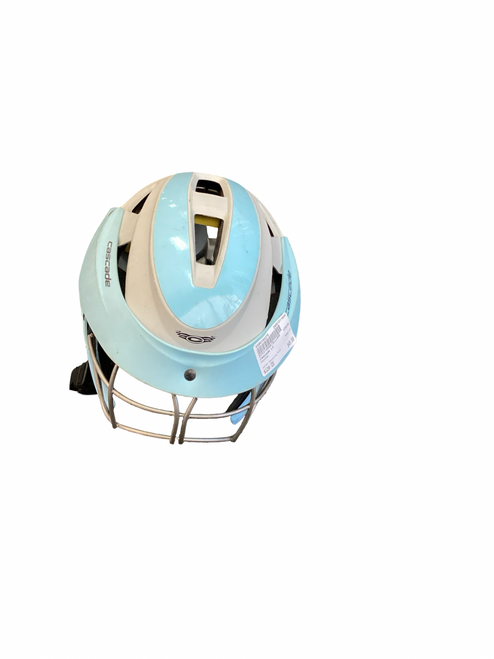 Vist Large View of Product Image Which is Used Cascade LX Lacrosse Helmet Carolina Blue One Size