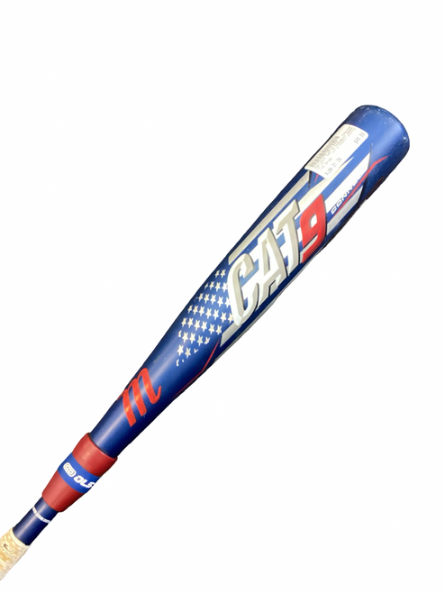 Vist Large View of Product Image Which is Used Marucci CAT 9 CONNECT AMERICA BB/SB USSSA 2 3/4 Bat 31"