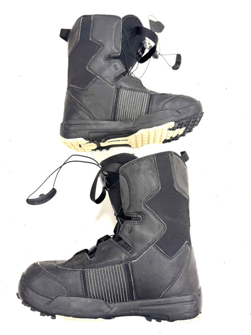 Vist Large View of Product Image Which is Used Salomon BRIGADE Mens Snowboard Boots Black Senior 8.5