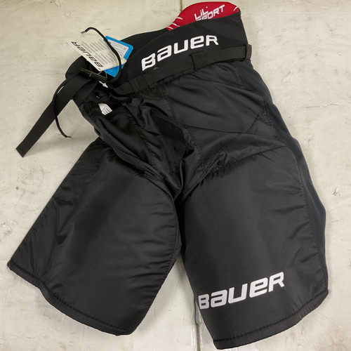Vist Large View of Product Image Which is Used Bauer LIL SPORT Junior Pant Black And Red MD