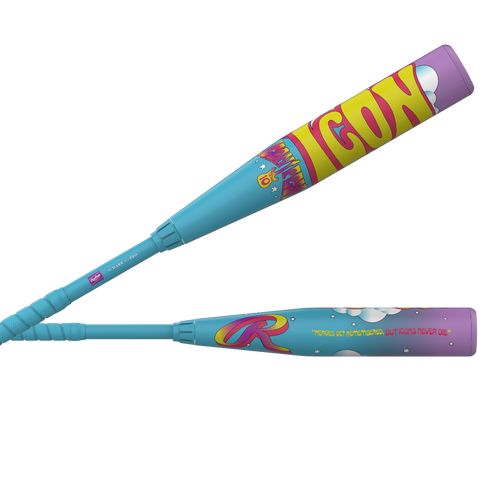 Vist Large View of Product Image Which is NEW RAWLINGS 2027 ICON ICONFEST 30/25 -5 USSSA BASEBALL BAT