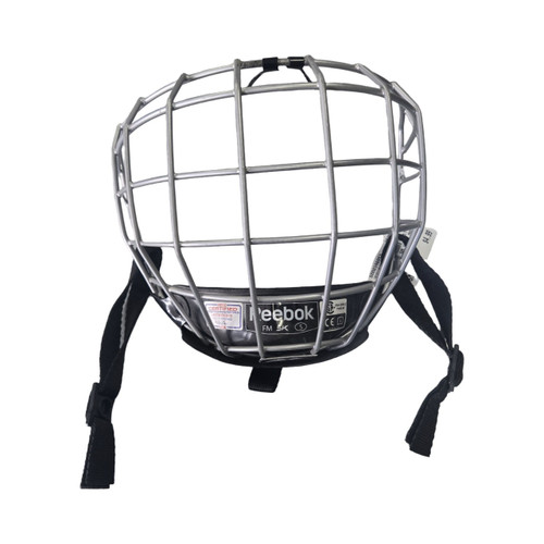 Vist Large View of Product Image Which is Used Reebok 5K SR SM WIRE MASK Hockey Wire Mask Grey SM