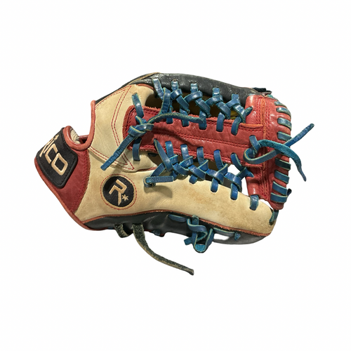 Vist Large View of Product Image Which is Used RICO FIELDER MITT BB/SB Glove RH Throw Black 11 3/4"