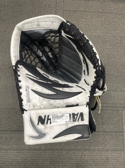 Vist Large View of Product Image Which is Used Vaughn VELOCITY Senior Goalie Catcher White