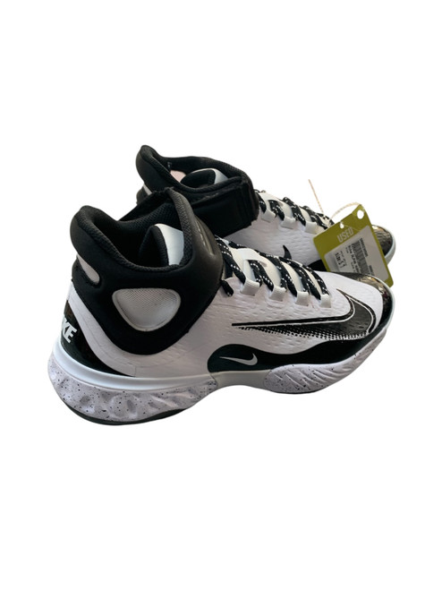 Vist Large View of Product Image Which is Used Nike ALPHA HURACHE METAL SZ 7 BB/SB Cleats White Senior 7