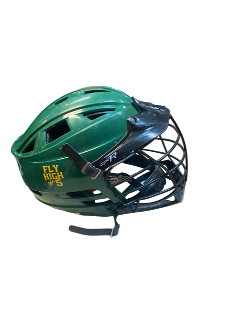 Vist Large View of Product Image Which is Used Cascade GREEN LACROSSE HELMET Lacrosse Helmet Green LG