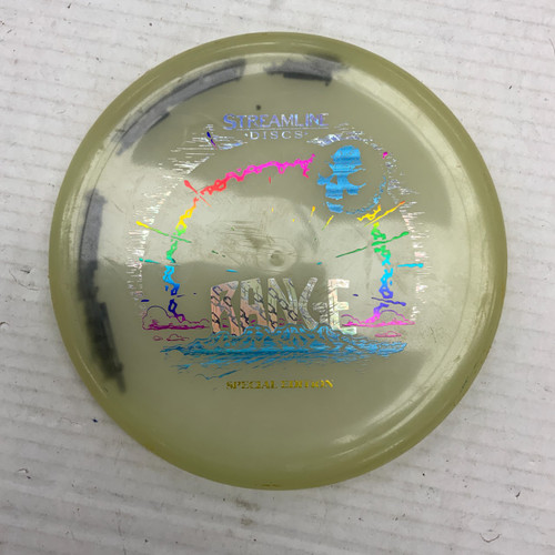 Vist Large View of Product Image Which is Used Streamline ECLIPSE RANGE Disc Golf Putter Cream White 175g