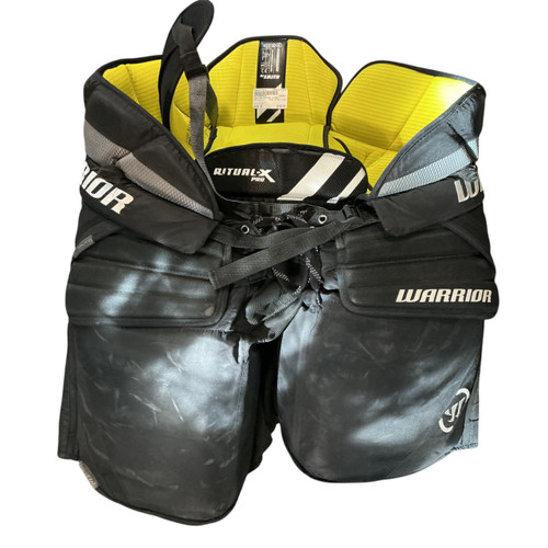 Vist Large View of Product Image Which is Used Warrior RITUAL X-PRO Senior Goalie Pant Black 2X