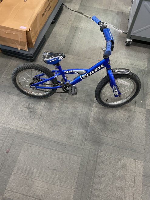 Vist Large View of Product Image Which is Used Trek JET Mountain Bike Boys Royal Blue 16"