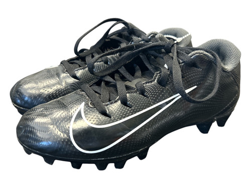 Vist Large View of Product Image Which is Used Nike VAPOR UNTOUCHABLE VARSITY 3 Jr FB Cleats Black Junior 03