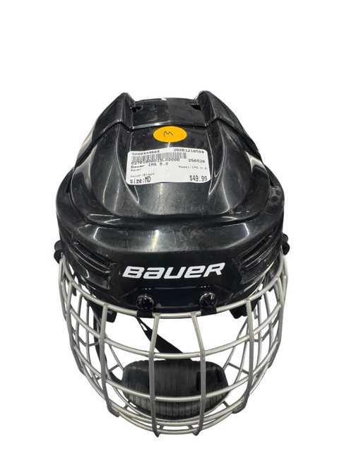 Vist Large View of Product Image Which is Used Bauer IMS 5.0 Helmet Cage Combo Black MD