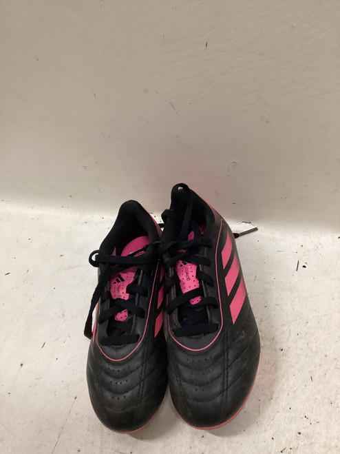 Vist Large View of Product Image Which is Used Adidas Soccer Cleats Pink Youth 12.0