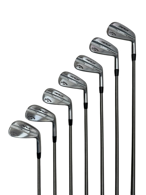 Vist Large View of Product Image Which is USED CALLAWAY APEX PRO 21 MEN’S RH 4I-PW IRON SET
