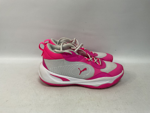 Vist Large View of Product Image Which is Used Puma Basketball Shoes W Pink Youth 07.0