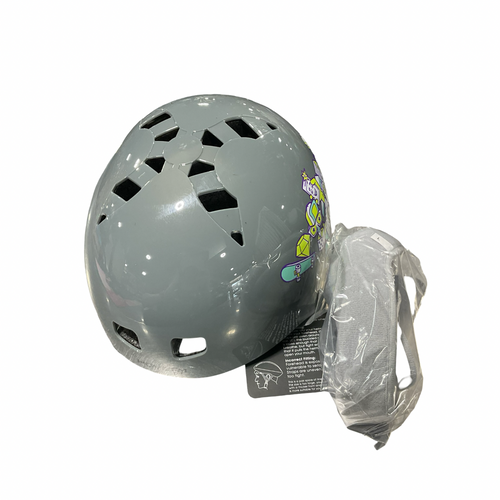 Vist Large View of Product Image Which is Used HOVER 1 GRAY BIKE HELMET Batting Helmet No Mask Grey XL