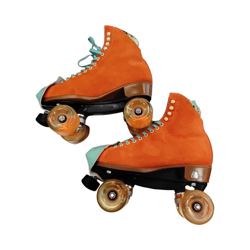 Vist Large View of Product Image Which is Used MOXI LOLLY Senior Roller Quad Skates Orange Senior 9