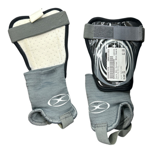 Vist Large View of Product Image Which is Used Xara and Kelley Soccer Shin Guards Youth Dark Grey XS