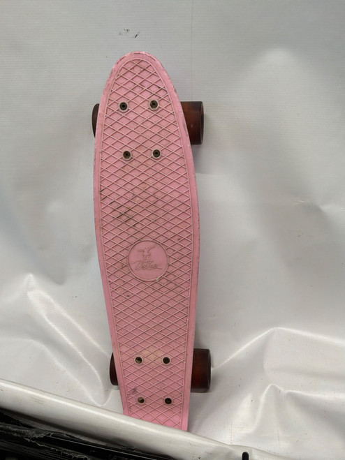 Vist Large View of Product Image Which is Used BELEEV MINI SKATE BOARD 21 1/2 INCH Complete Skateboard Pink Long