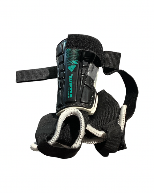 Vist Large View of Product Image Which is Used Vizari Soccer Shin Guards Youth Black XXS