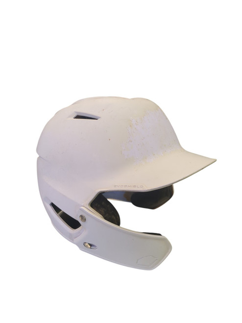 Vist Large View of Product Image Which is Used Evoshield HELMET Batting Helmet No Mask White XL