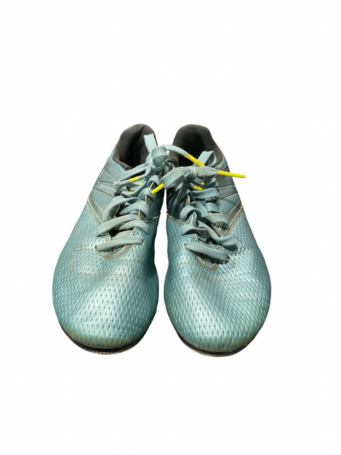 Vist Large View of Product Image Which is Used Adidas Soccer Cleats Carolina Blue Senior 5.5