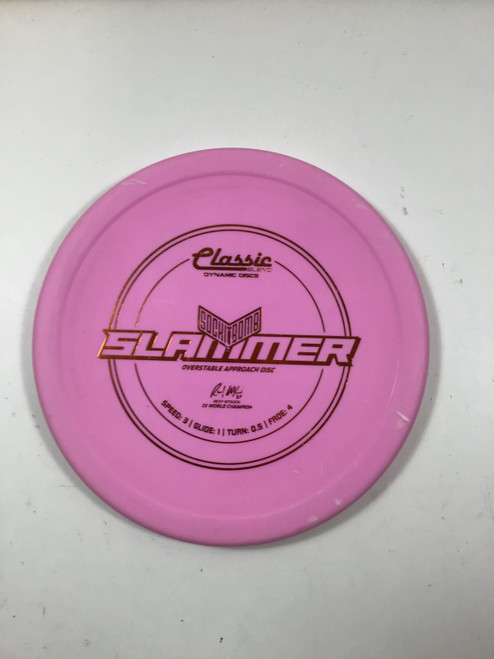 Vist Large View of Product Image Which is Used Dynamic Discs CLASSIC BLEND SLAMMER Disc Golf Putter Pink 174g