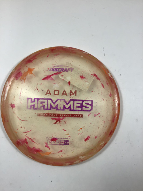 Vist Large View of Product Image Which is Used Discraft Z FLX ZONE Disc Golf Putter Red 175g