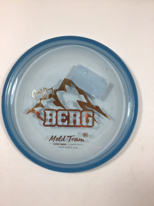 Vist Large View of Product Image Which is Used Kastaplast K1 HARD BERG Disc Golf Putter Sky Blue 175g
