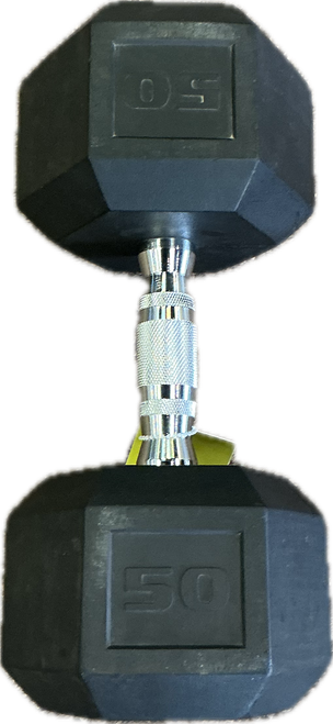 Vist Large View of Product Image Which is Used Hex Dumbbell (Each) 50 lb