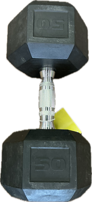 Vist Large View of Product Image Which is Used Hex Dumbbell (Each) 50 lb